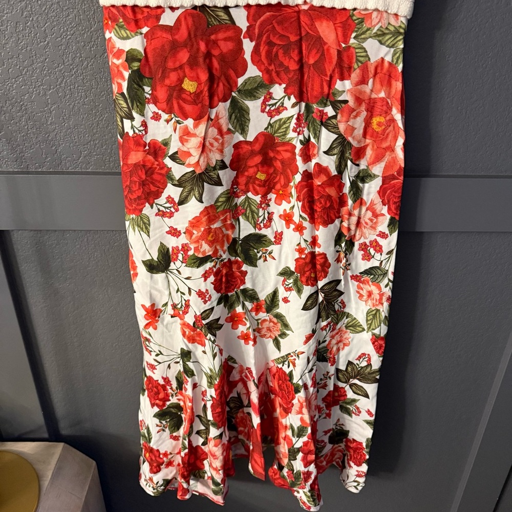 FARM RIO • Anthropologie endless summer dress • medium floral maxi - Picture 8 of 11